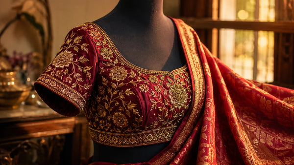 How to Choose the Perfect Designer Blouse for a Wedding Saree