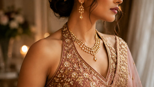 Bridal Jewellery Pairing Guide: Matching Handcrafted Pieces With Your Blouse and Saree