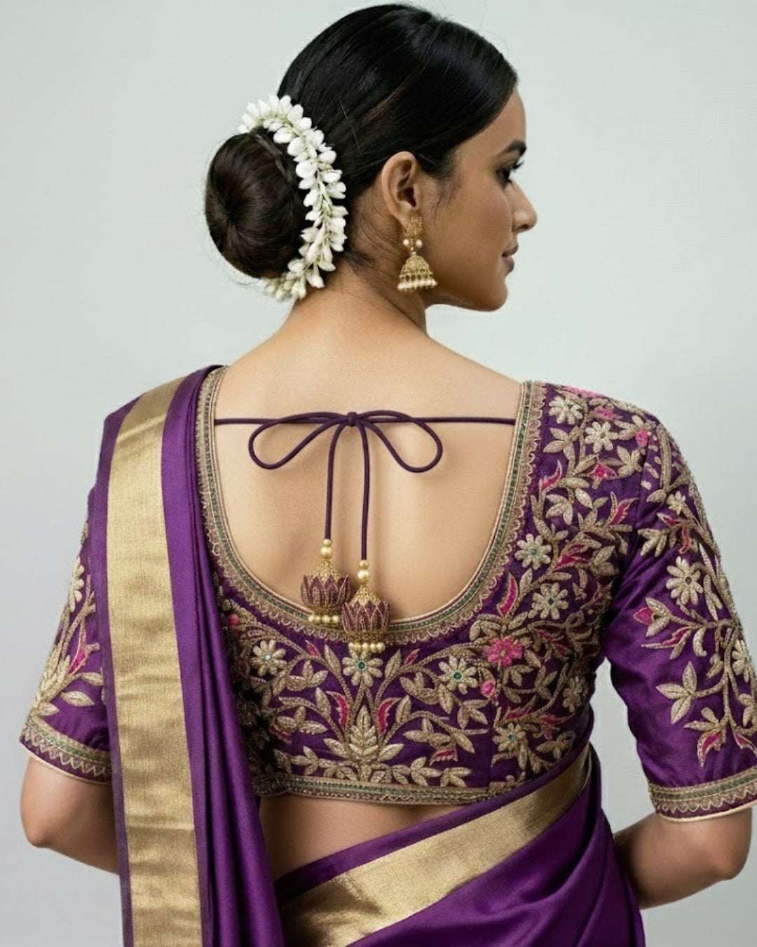 Imperial Shade Purple Floral Blouse