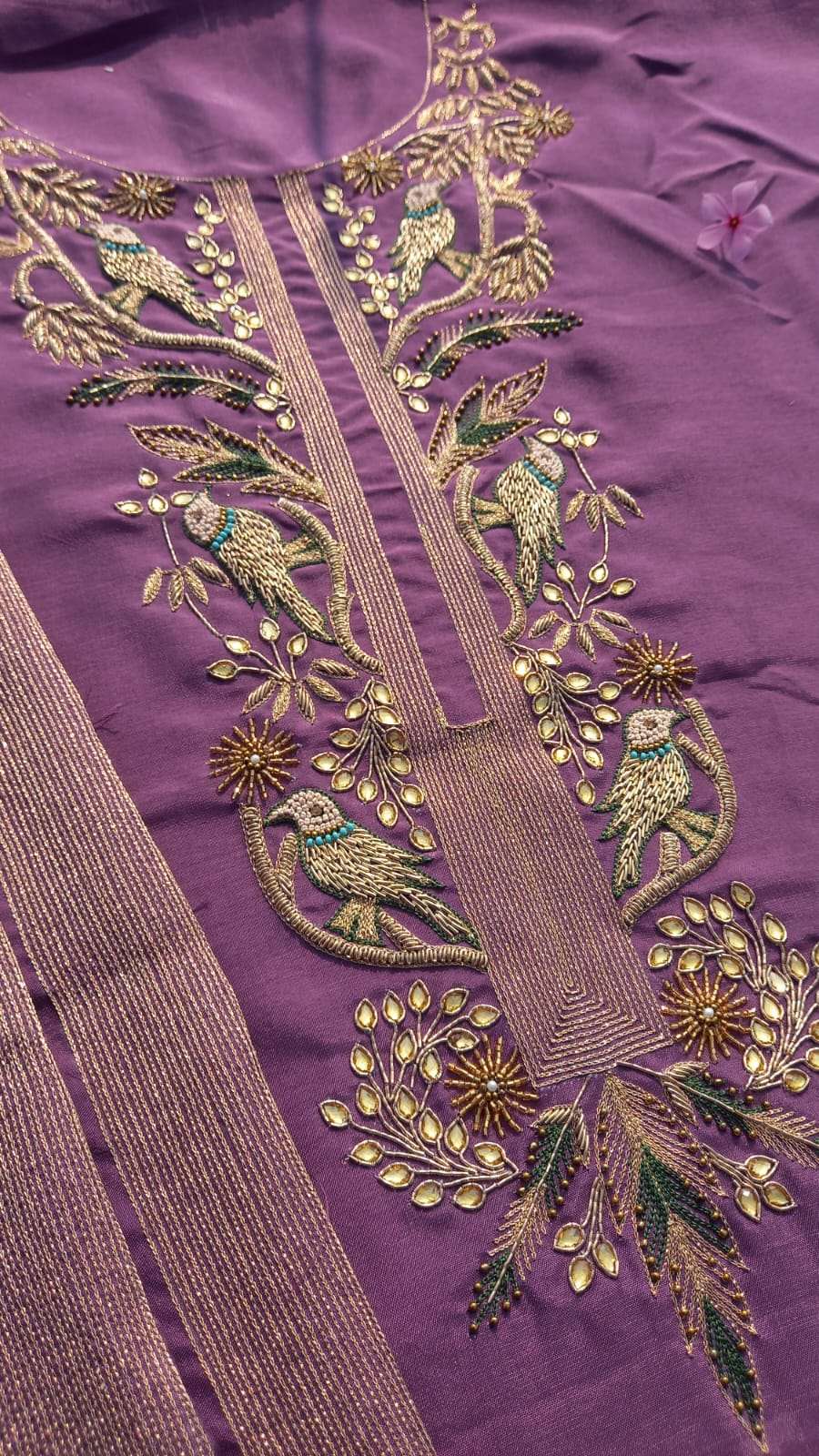 Blush Lavender Unstitched Cord Suit