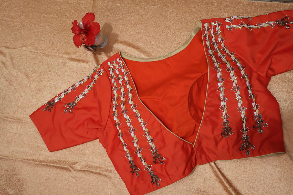 Suvarna Hand Embroidered Designer Blouse