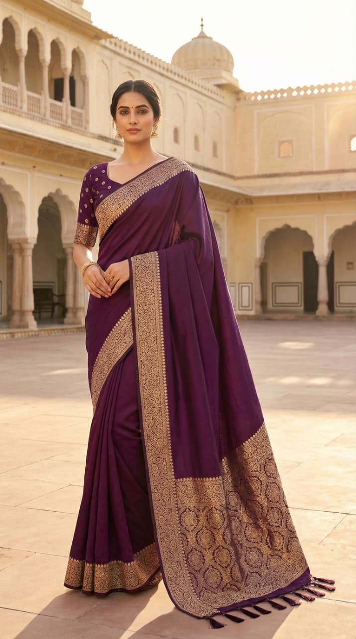 Banarasi Soft Silk Sarees by Kizmit Designs | Saree Collection