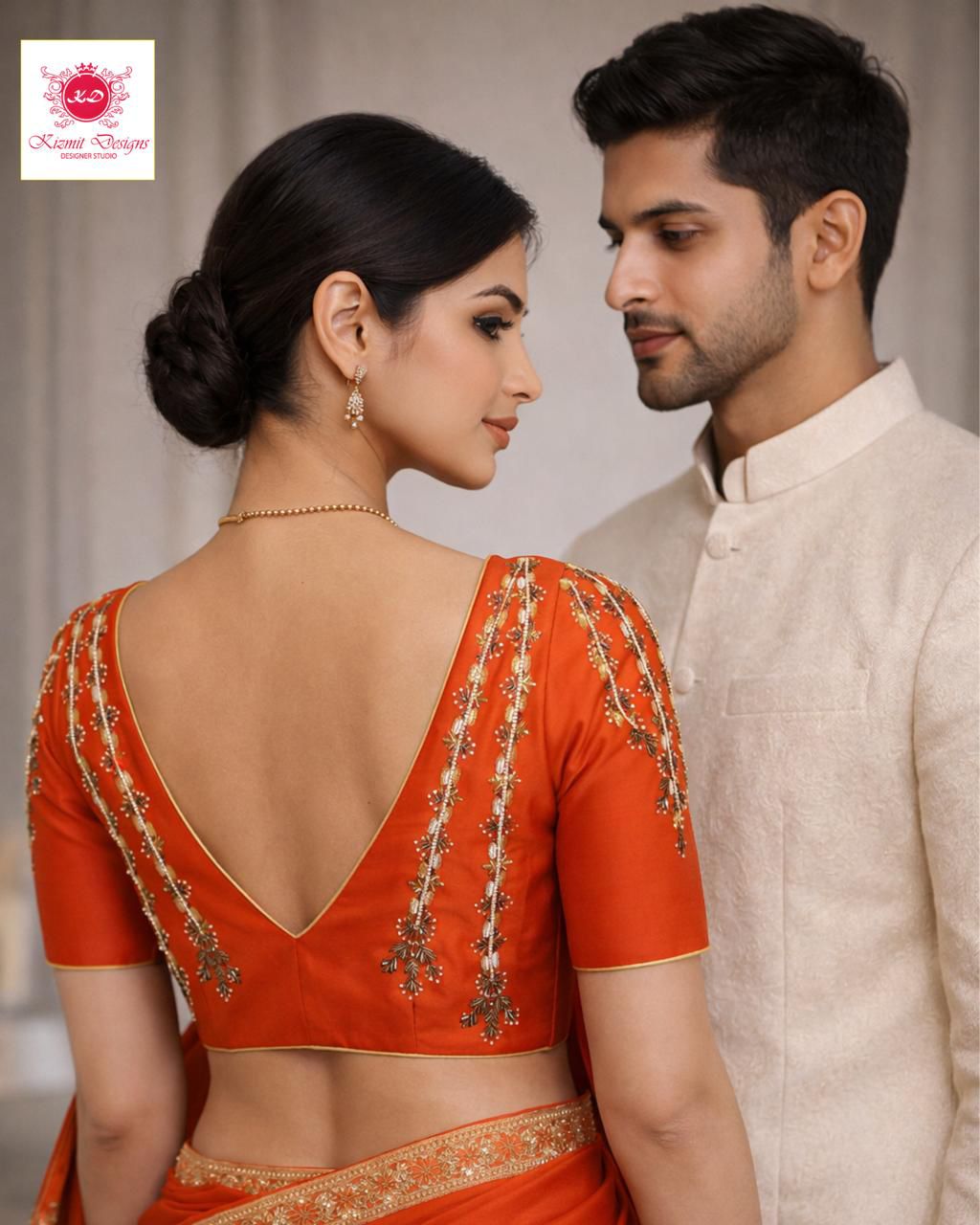 Suvarna Hand Embroidered Designer Blouse