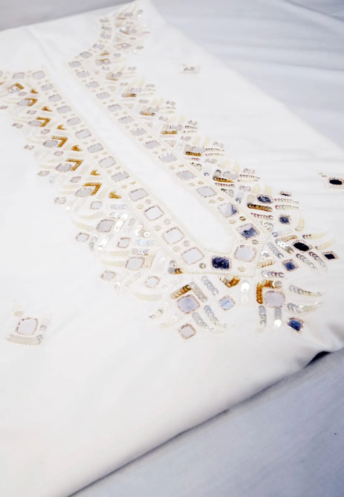 Moonlight Mirror Premium Unstitched Suit