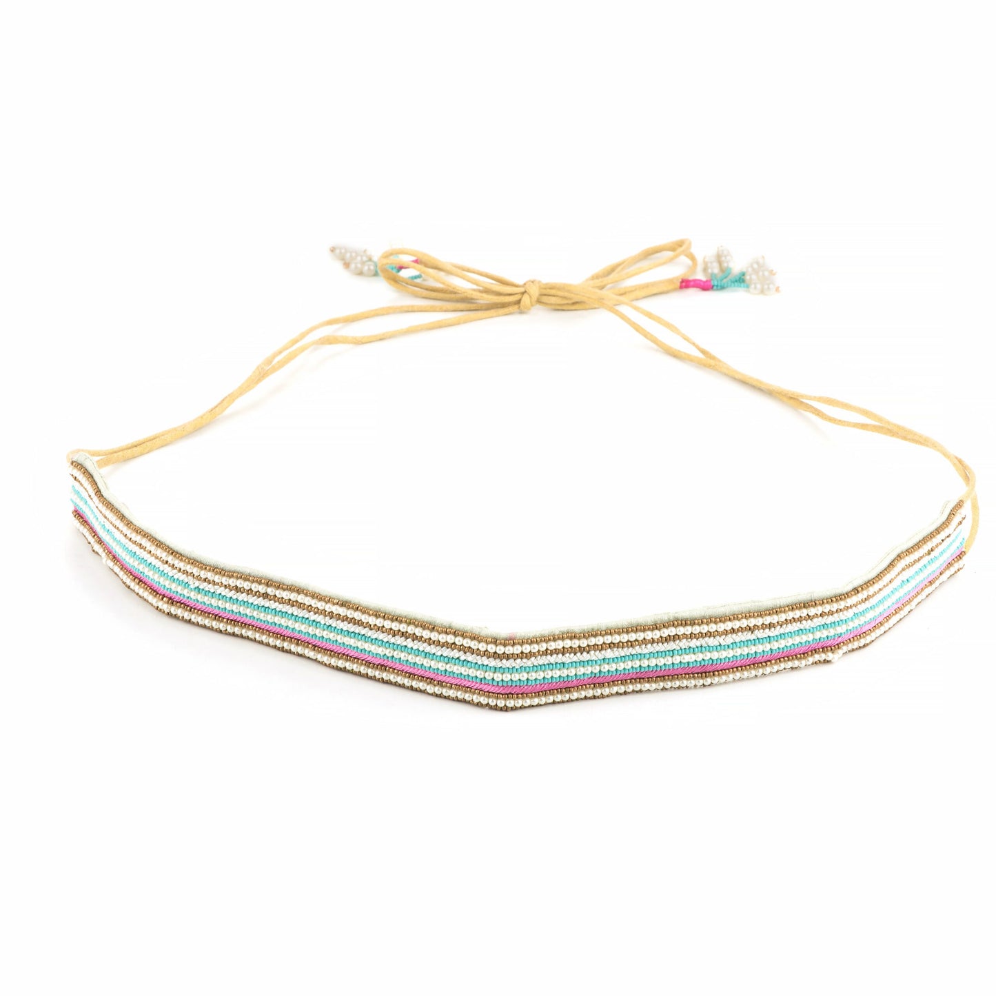 Pistachio Green Saree Belt | Shop Now.