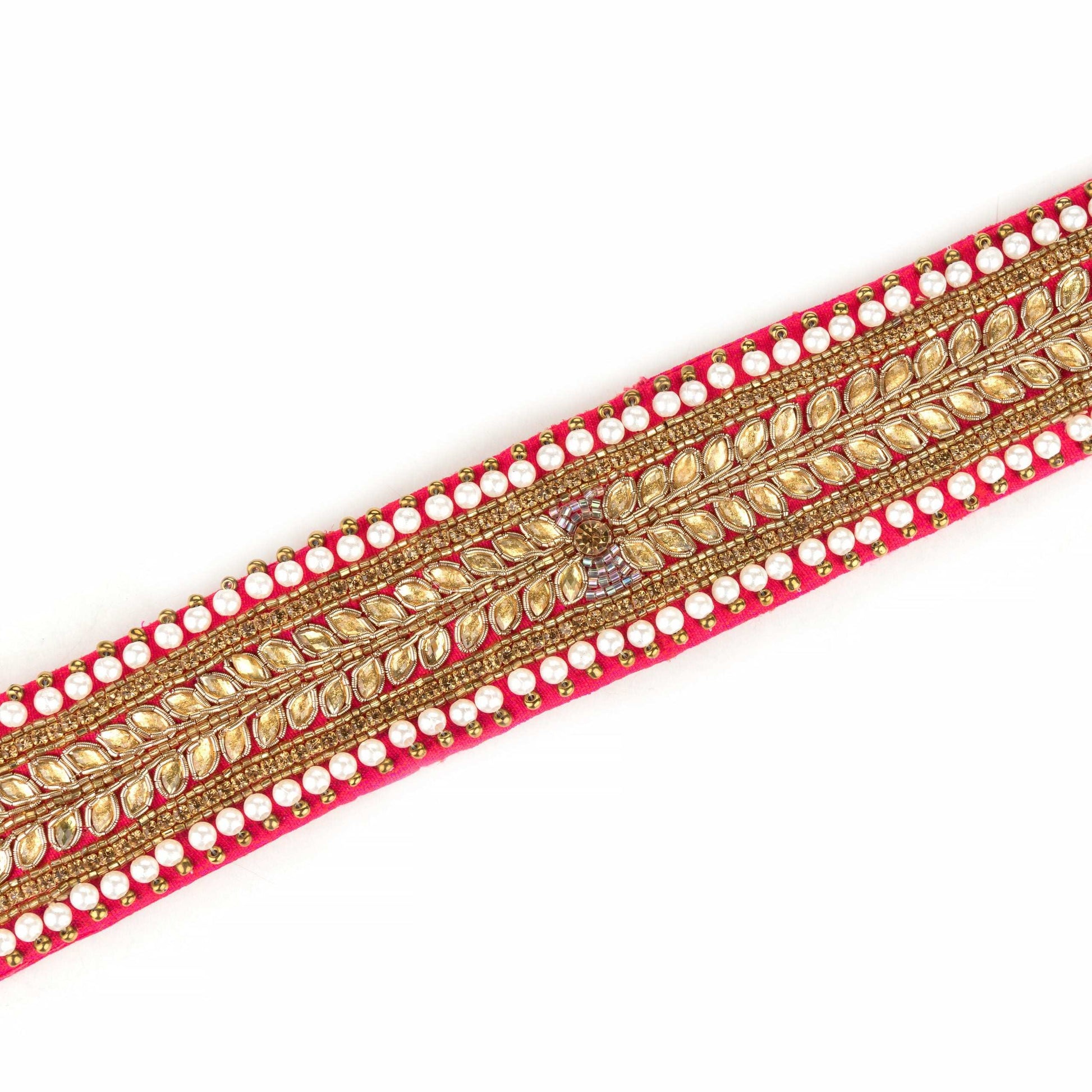 Golden Leaf Saree Belt | Shop Now.