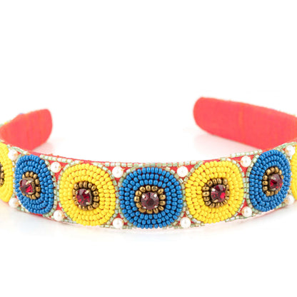 Multi Shade Polka Headband | Kizmit Designs.