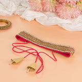 Golden Leaf Saree Belt | Shop Now.
