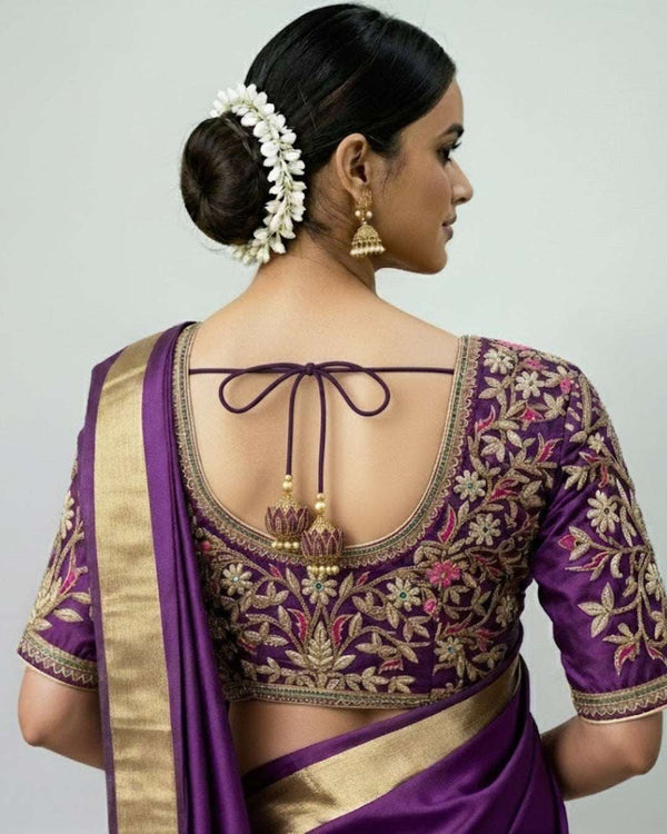 Imperial Shade Purple Floral Blouse