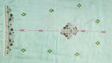 Pistachio Aura Hand Embroidered Unstitched Suit