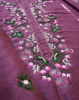 Mousseau Royale Hand Embroidered Unstitched Suit