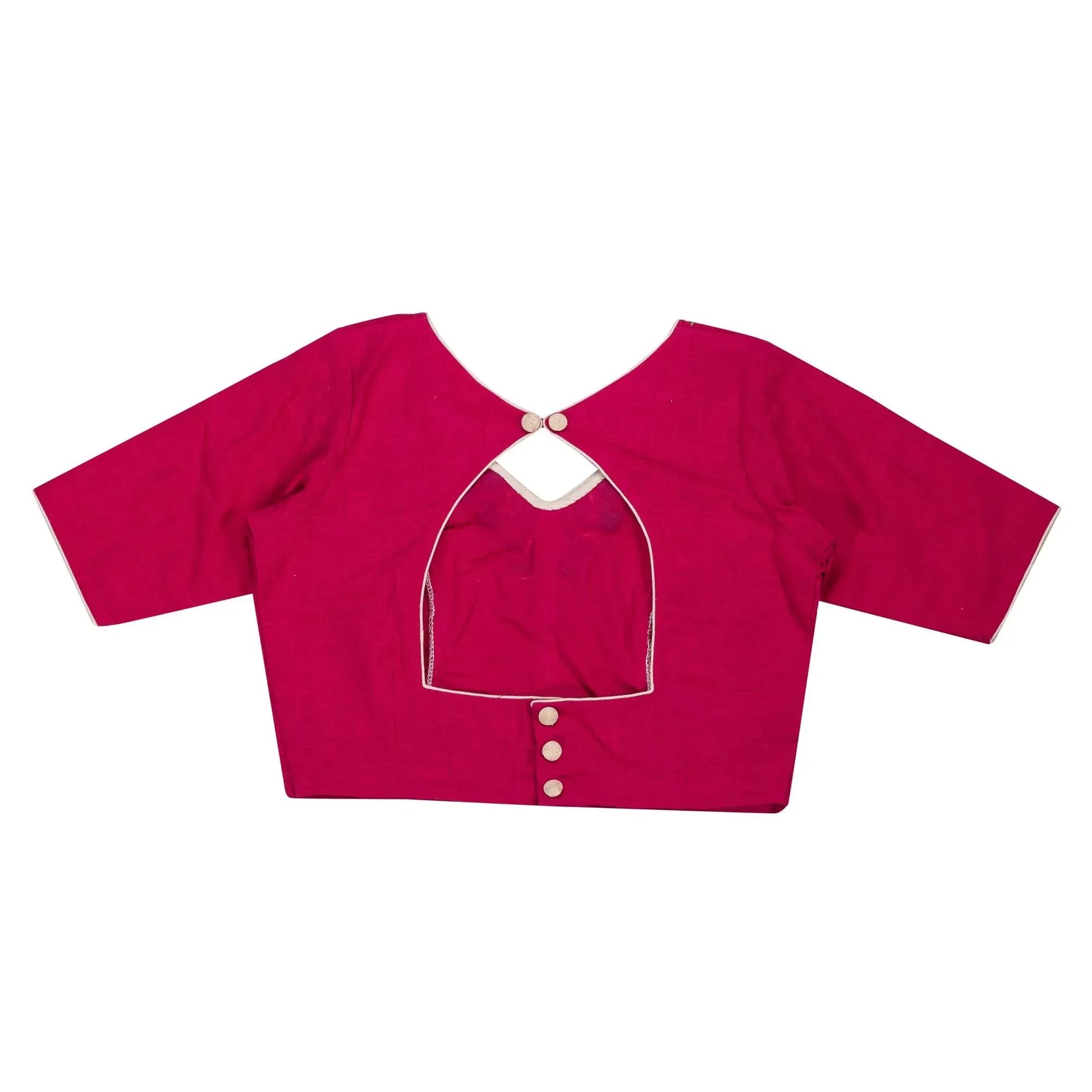 Fuchsia Pink Resham Blouse | Shop Now.