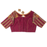 Geometrical and Floral Fusion Blouse.