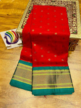 Raksha Kadiyal Paithani Saree | Kizmit Designs.