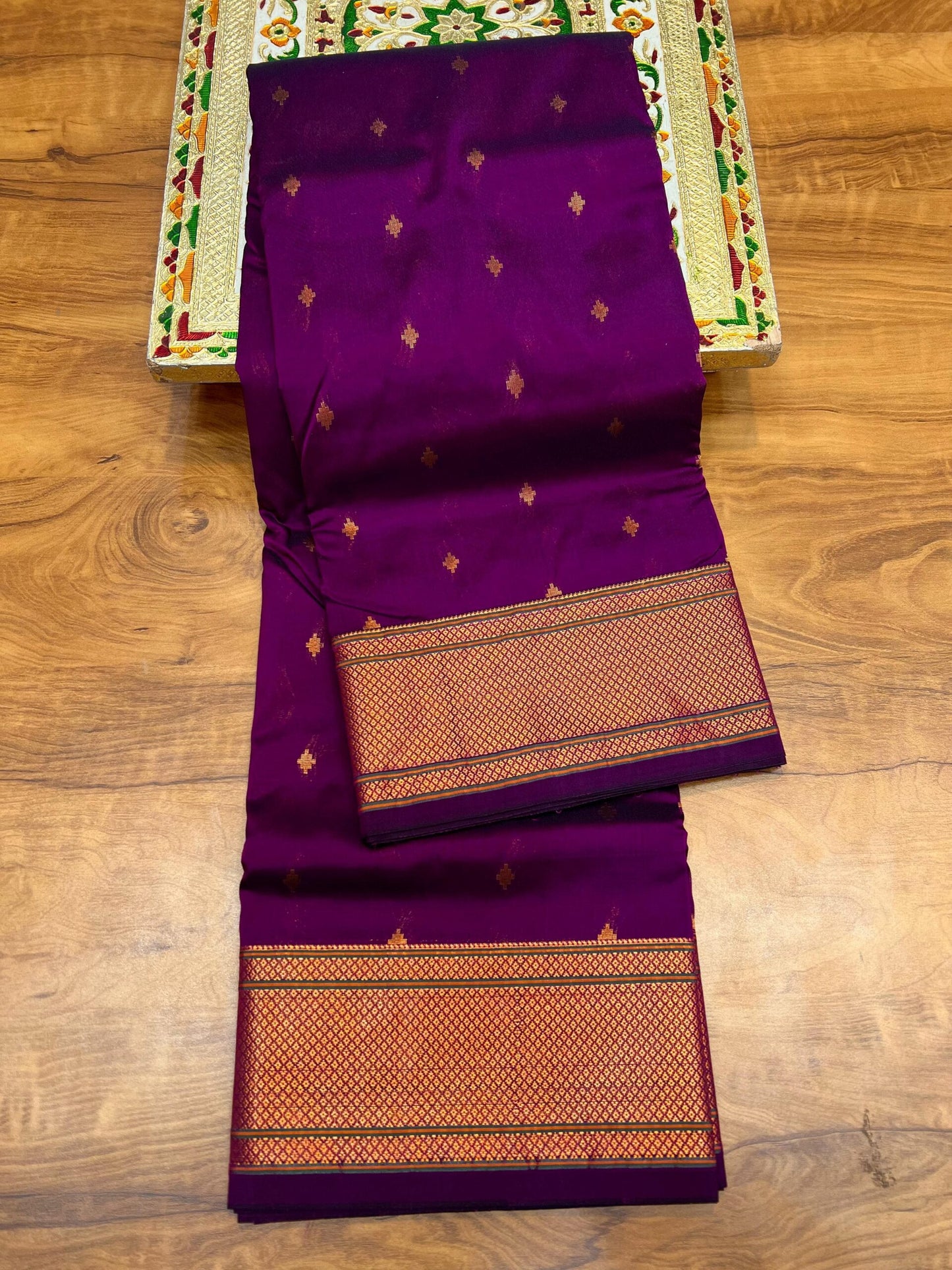 Crystal Kalanjali Paithani Saree - Kizmit Designs Store