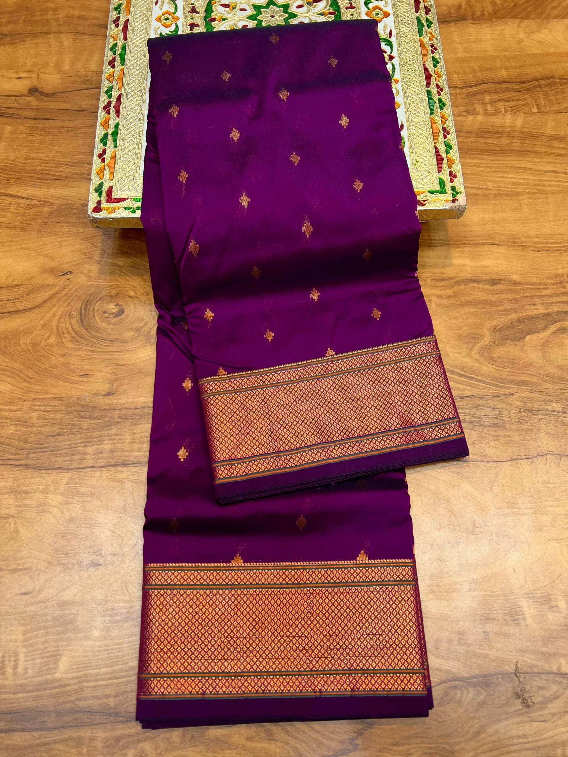 Crystal Kalanjali Paithani Saree - Kizmit Designs Store