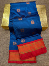 Semi Kadiyal Paithani Saree | Kizmit Designs.