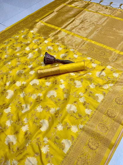 Semi Silk Designer Saree by kizmit.