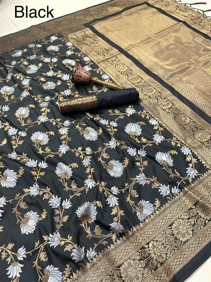 Semi Silk Designer Saree by kizmit.