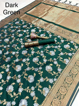 Semi Silk Designer Saree by kizmit.