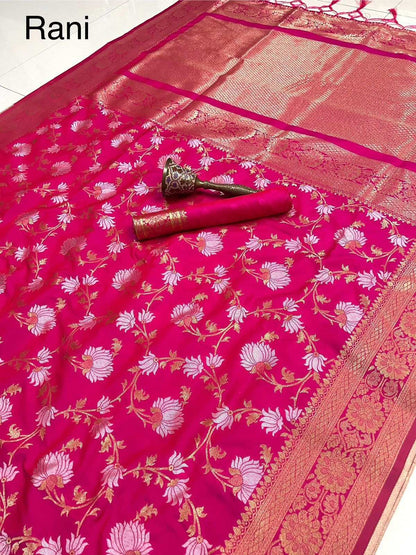 Semi Silk Designer Saree by kizmit.