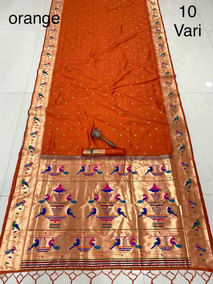 Nauwari Paithani Designer Saree.