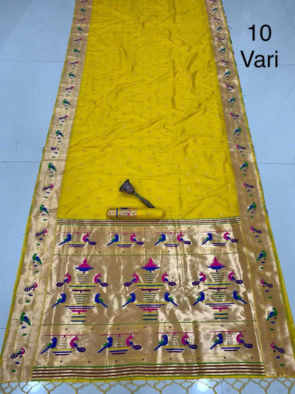 Nauwari Paithani Designer Saree.