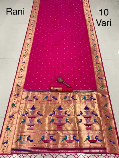 Nauwari Paithani Designer Saree.