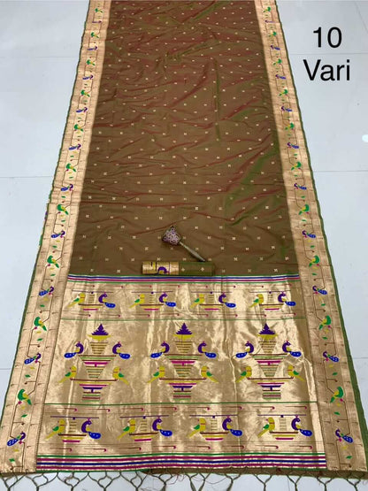 Nauwari Paithani Designer Saree.