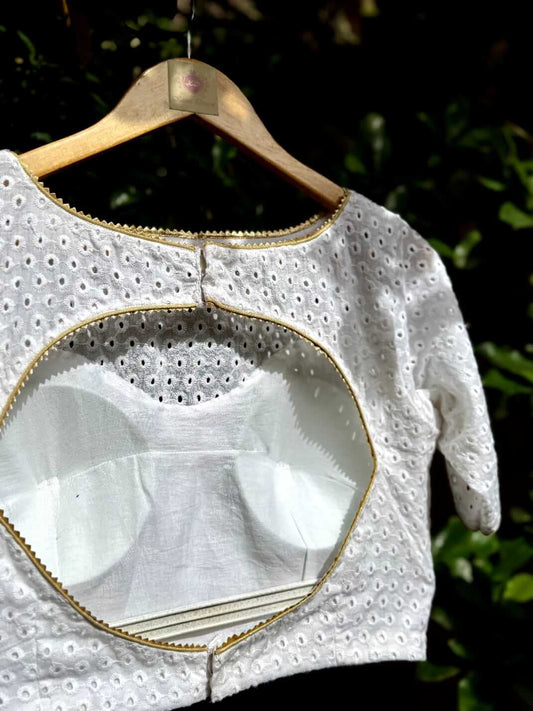 Roovya Hand Embroidered Designer Blouse - Kizmit Designs Store