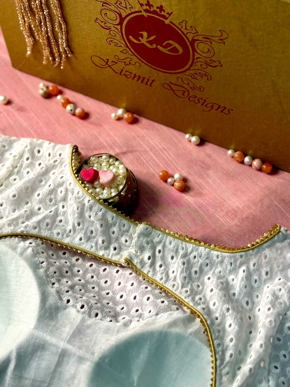 Roovya Hand Embroidered Designer Blouse.