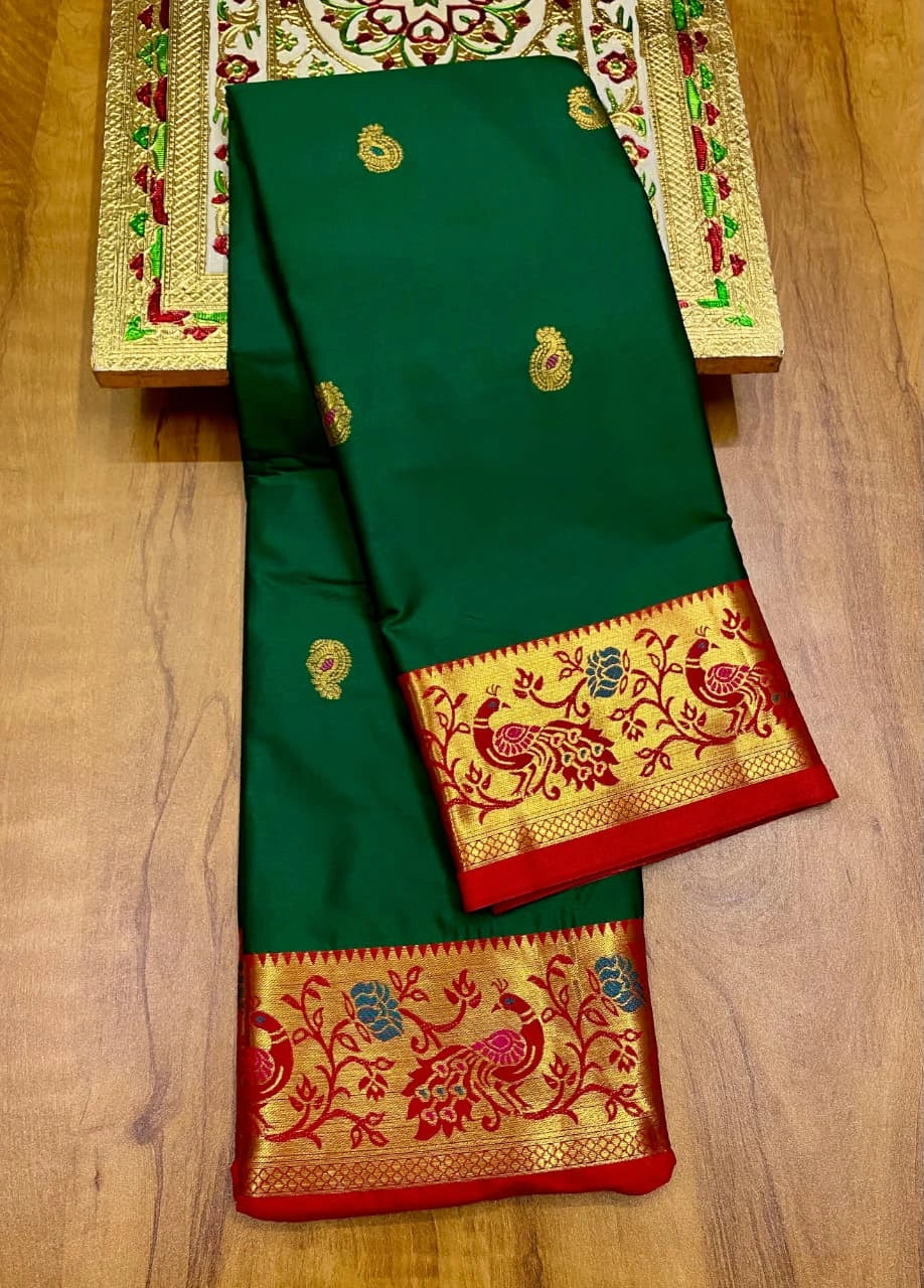 Muskan Brocade Soft Silk Paithani Saree