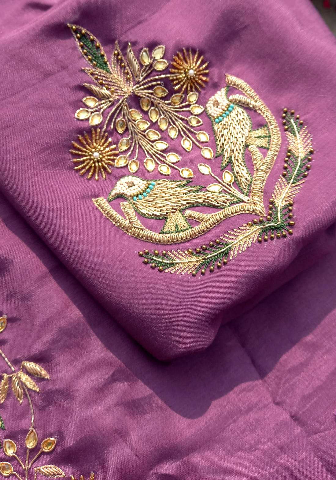 Blush Lavender Unstitched Cord Suit