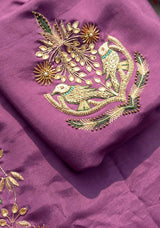 Blush Lavender Unstitched Cord Suit