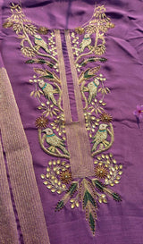 Blush Lavender Unstitched Cord Suit