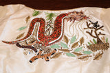 Dragon Embroidery Blouse and Sling Bag Bridal Set