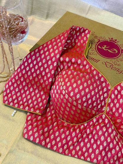 Rumaira Hand Embroidered Designer Blouse.