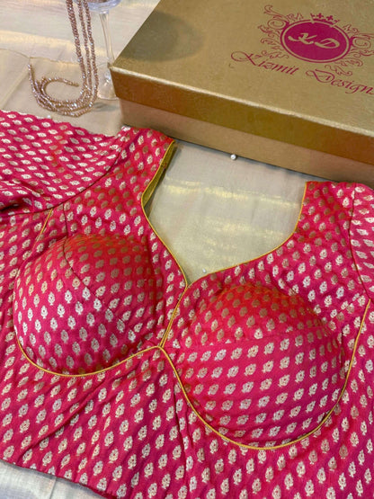 Rumaira Hand Embroidered Designer Blouse.