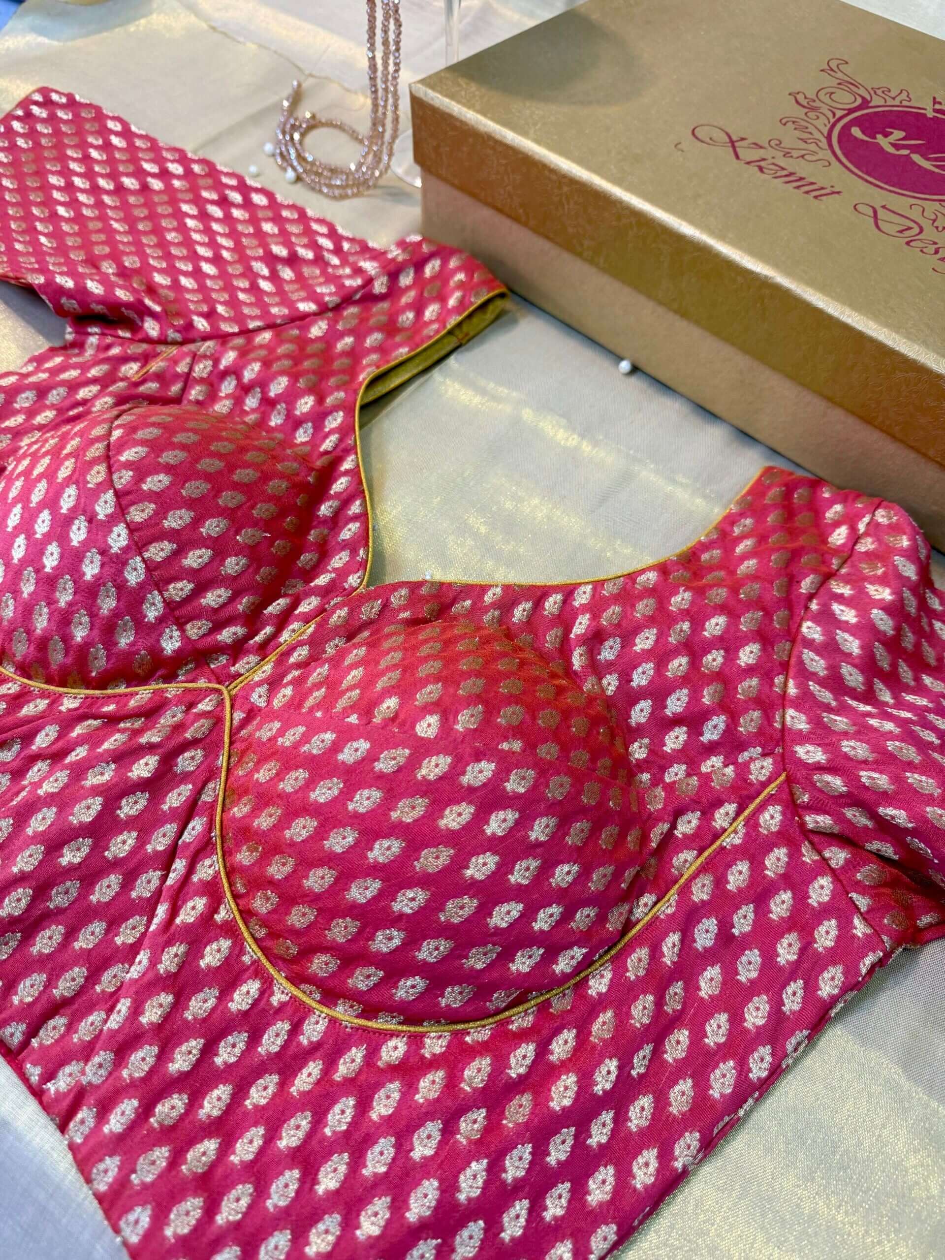 Rumaira Hand Embroidered Designer Blouse.