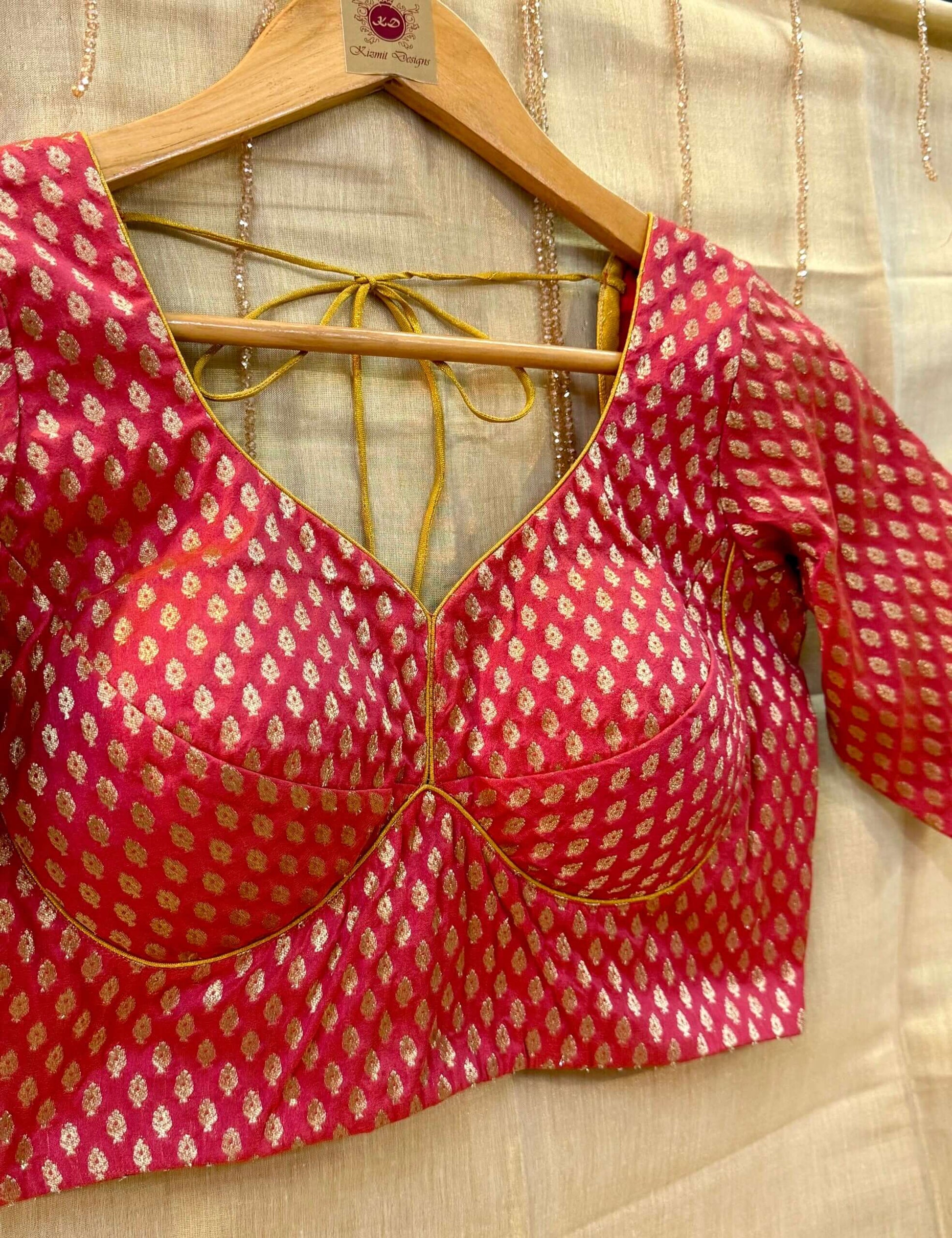 Rumaira Hand Embroidered Designer Blouse.