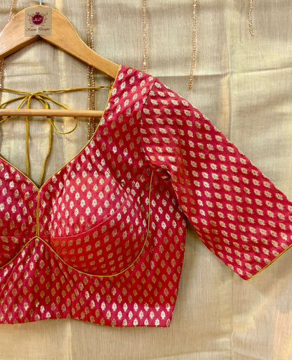 Rumaira Hand Embroidered Designer Blouse.