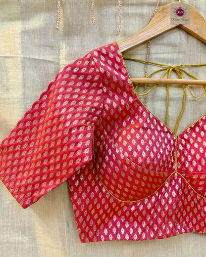 Rumaira Hand Embroidered Designer Blouse.