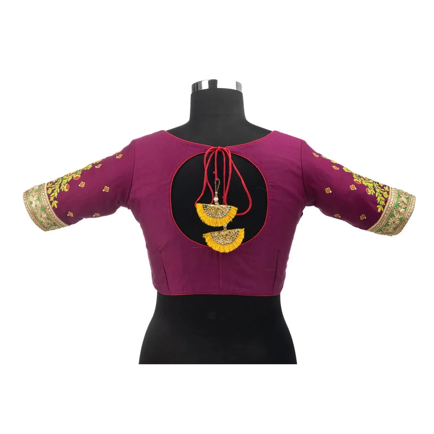 Midnight Shade Embroidery Blouse.