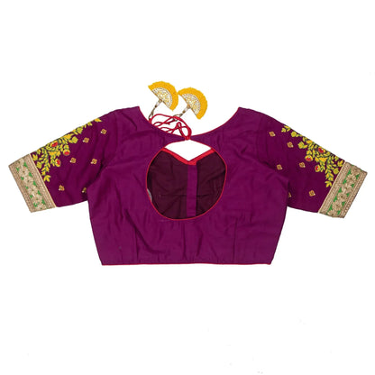 Midnight Shade Embroidery Blouse.