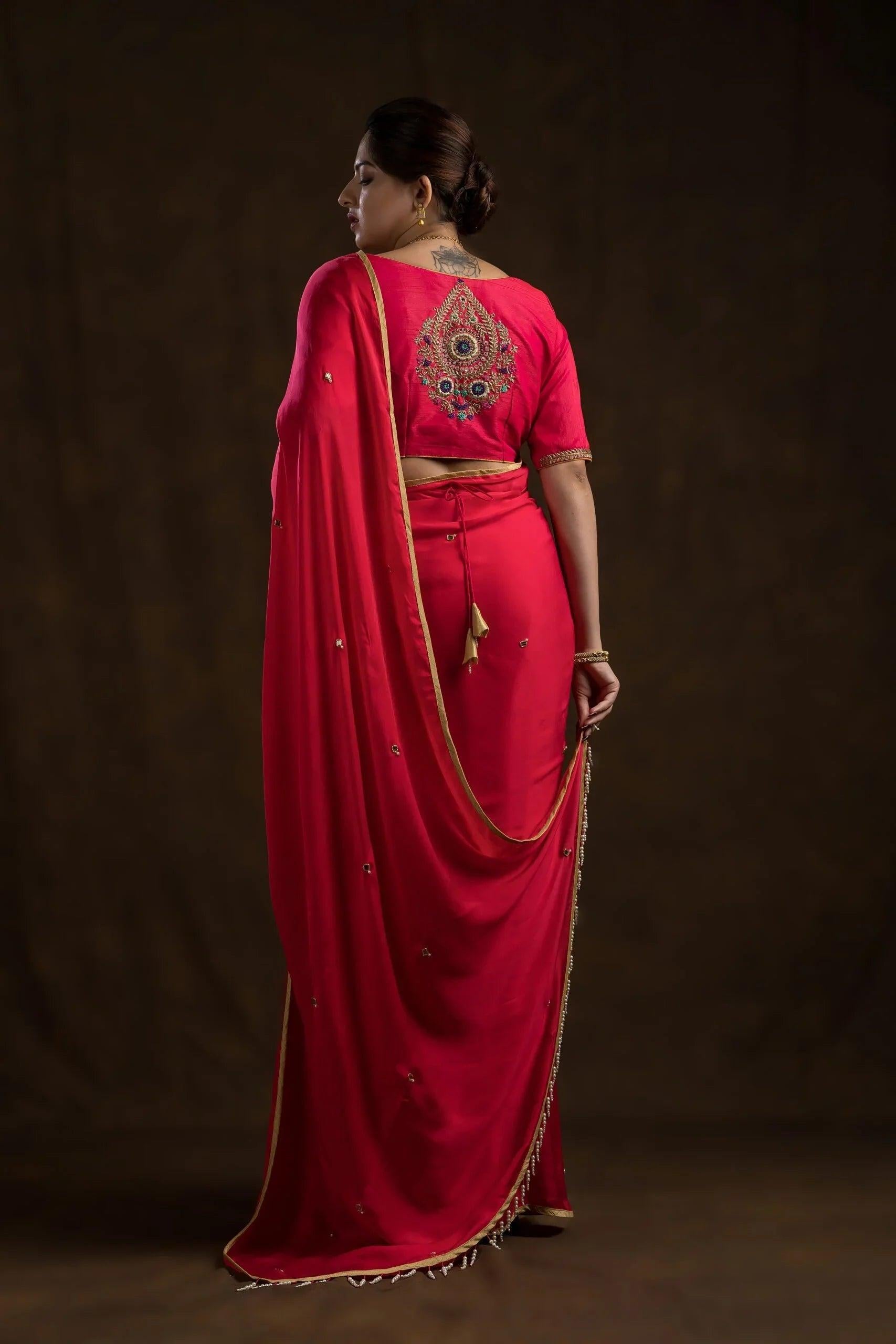 Fuchia Pink Ambi Booti Blouse | Shop Now.