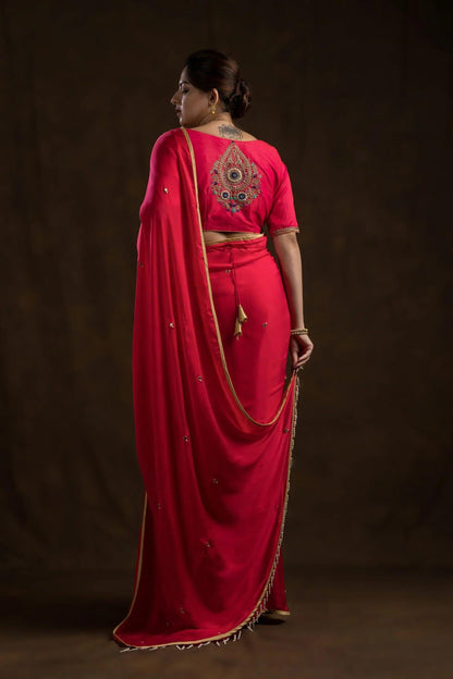 Fuchia Pink Ambi Booti Blouse | Shop Now.