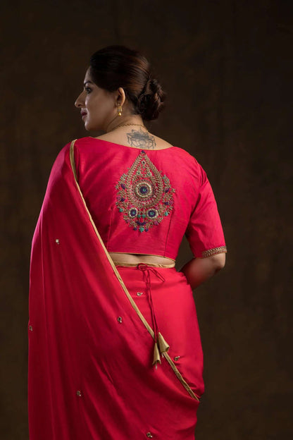 Fuchia Pink Ambi Booti Blouse | Shop Now.