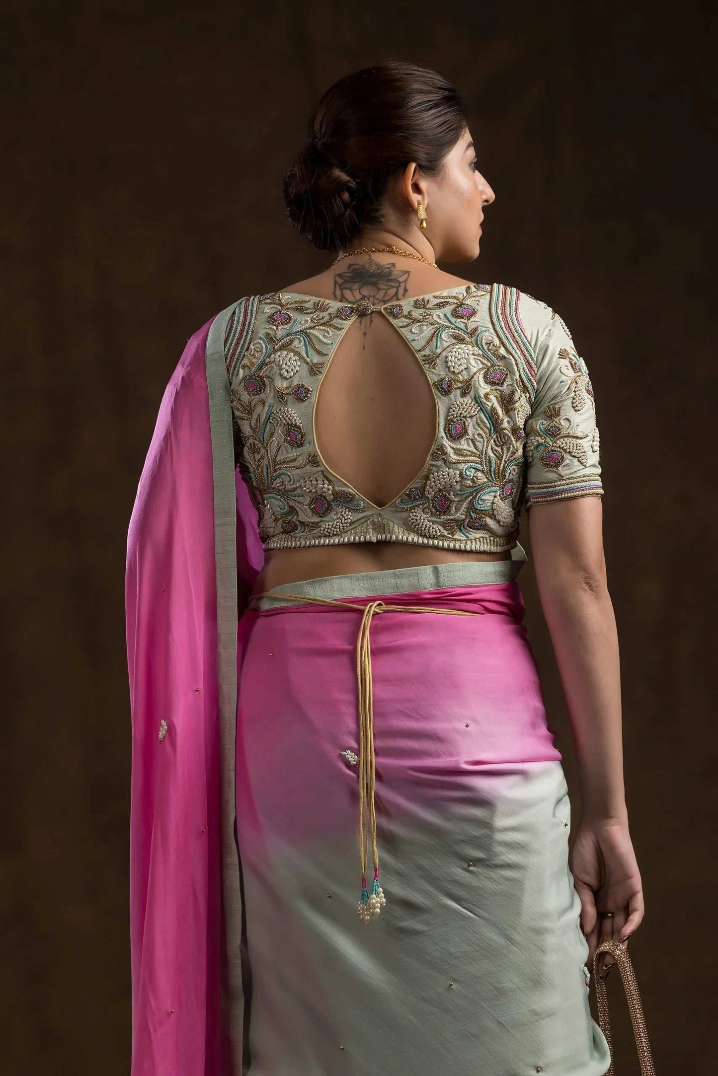 Pistachio Green Floral Blouse | Shop Now.