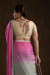 Golden Beige Floret Blouse