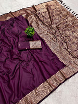 Banarasi Soft Silk Sarees by Kizmit Designs